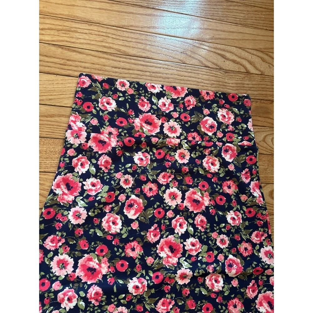 Womens pencil skirt mini floral flowers pink spring party whimsical Bridgerton